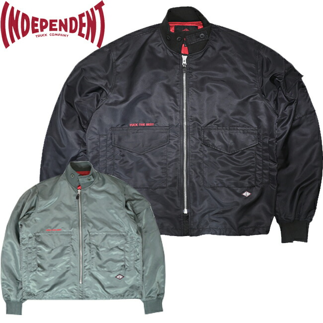 ジャケット Independent インディペンデント SUMMIT G8 Jacket Black Army アウター 日本限定 メンズ レディース|STORMY