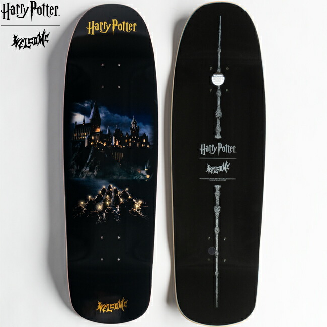 デッキ Harry Potter x Welcome ハリーポッター ウエルカム スケートボード ARRIVAL Skateboard Deck 9.5inch コラボレーション 限定コレクション｜ＳＴＯＲＭＹ