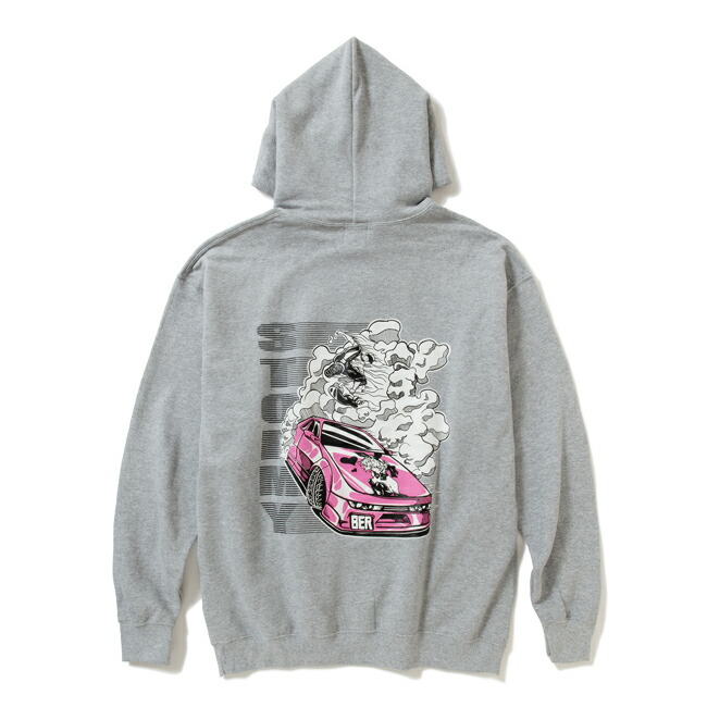 パーカー STORMY ストーミー Over Car PULLOVER HOODIE H.Gray プルオーバーフード スウェット メンズ レディース