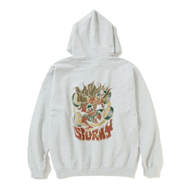 パーカー STORMY ストーミー Zyogen SK PULLOVER HOODIE Ash Gray ティーシャツボンネット 流汗 メンズ レディース パーカー-トップス-メンズファッション