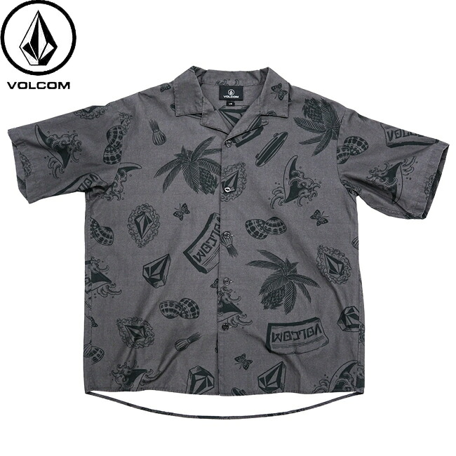プルオーバー VOLCOM ボルコム NOZAKA AOP S/S Shirts BLG 半袖プルオーバー 心地よいプルオーバー メンズ レディース