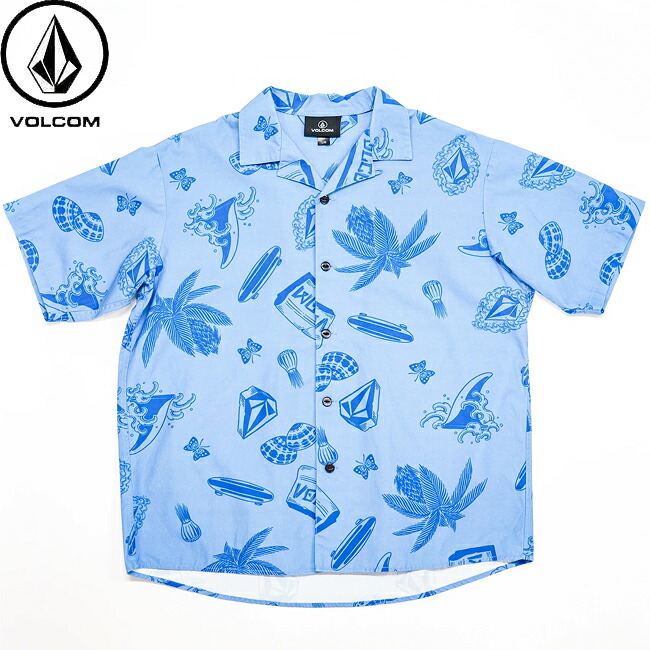 プルオーバー VOLCOM ボルコム NOZAKA AOP S/S Shirts STN 半袖プルオーバー 心地よいプルオーバー メンズ レディース