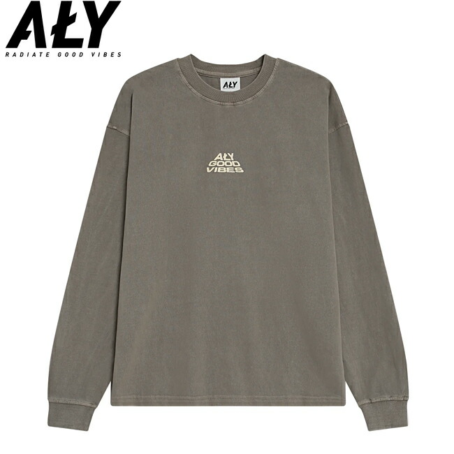 tシャツ ALY Good Vibes アリーグッドバイブス IT'S A VIBE LONG SLEEVE TEE Faded Beige 長袖Tシャツ カットソー メンズ レディース 8,303円