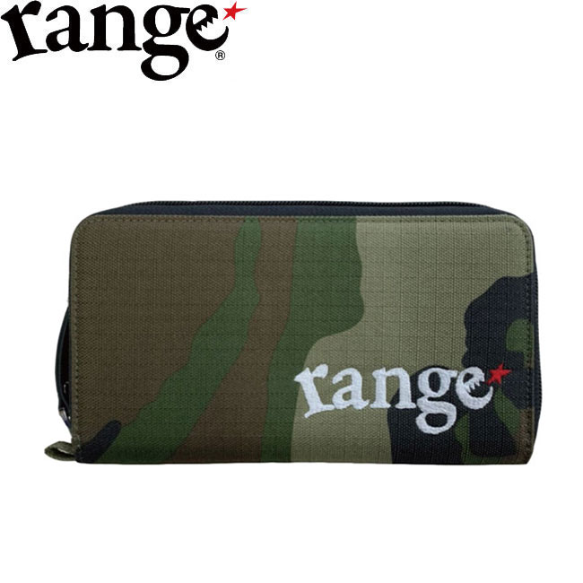 レンジ range ウォレット LONG WALLET 2 CAMO 長サイフ 財布 ブラック