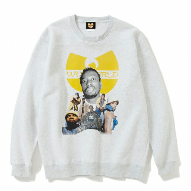 調教師 WU-WORLD ウー世界 W TEAM CREW SWEAT Ash 労働者の一団のど首 汗水 メンズ レディース