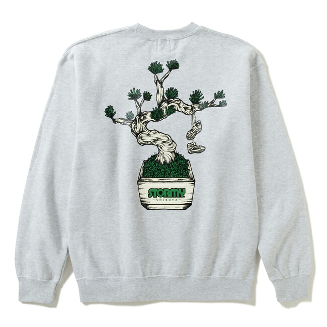 トレーナー STORMY x Careless ストーミー Bonsai Crew Neck Sweat Ash Design by careless ケアレス クルーネック スウェット メンズ レディース