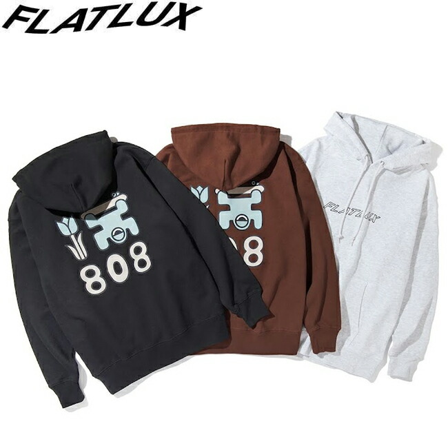 パーカー FLATLUX フラットラックス Monoeye Hoodie Sweat Black Chocolate Ash Grey プルオーバーフード スウェット メンズ レディース 12,705円