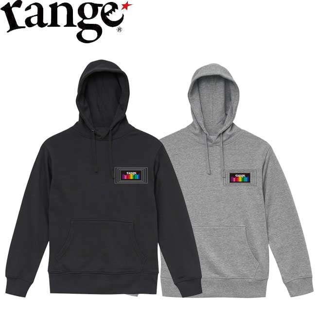 範囲 range パーカー Equalizer Tone Hoody Sweat Black H.Gray ティーシャツボンネット 流汗 メンズ レディース