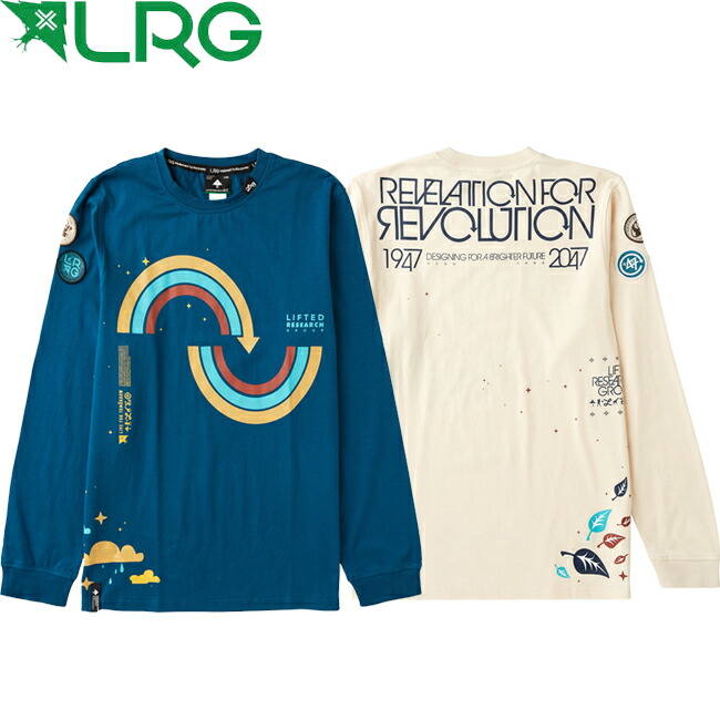 tシャツ LRG エルアールジー REVELATION LONG SLEEVE TEE Navy Whitecap Gray 長袖Tシャツ ロンT メンズ レディース 8,591円