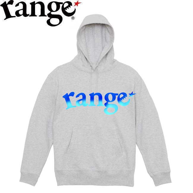 レンジ range パーカー beauty gradation2 hoody Sweat AshGray プルオーバーフード スウェット｜ＳＴＯＲＭＹ