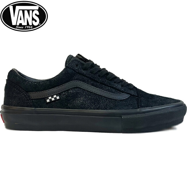 スニーカー VANS バンズ SKATE OLD SKOOL SKATEBOARD SHOES Metallic Black/Smoke オールドスクール スケートボード シューズ メンズ|STORMY