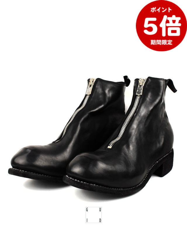 楽天市場】[送料無料]GUIDI : PL1 FRONT ZIP BOOTS HORSE REVERSE