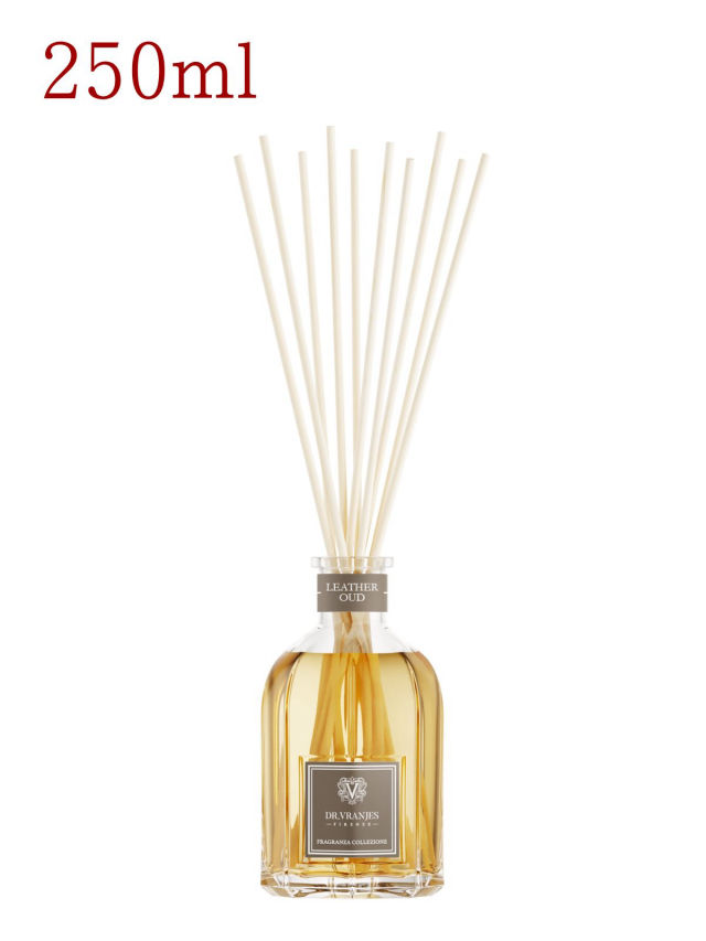 【DR. VRANJES / ドットール・ヴラニエス】 リードディフューザー / LEATHER OUD ＜レザー・ウード＞ / 250ml