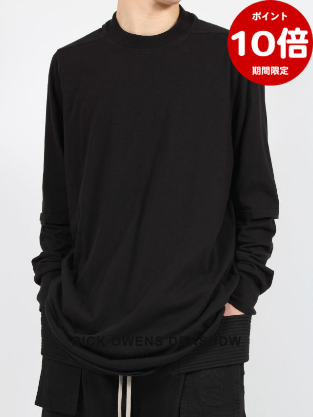RICK OWENS - 【25SS】レベル ロングスリーブ Tシャツ / LEVEL