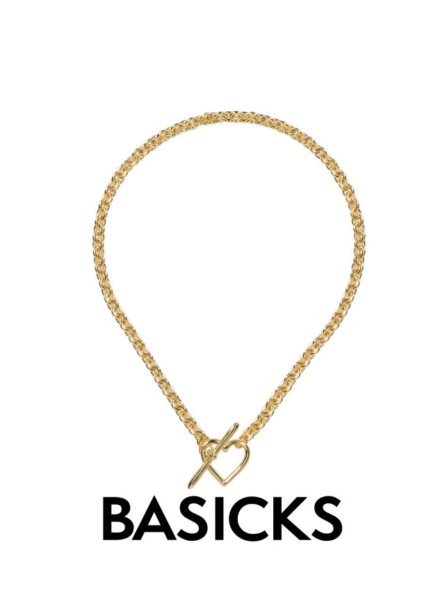 【BASICKS / ベイシックス】 【26SS】ハート ネックレス / HEART NECKLACE (SMALL LINK) / ゴールド 11,704円