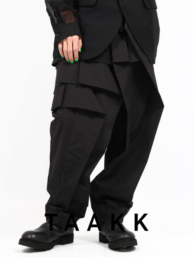 楽天市場】TaaKK ターク 24SS FRILL SHOTS ナイロンフリル