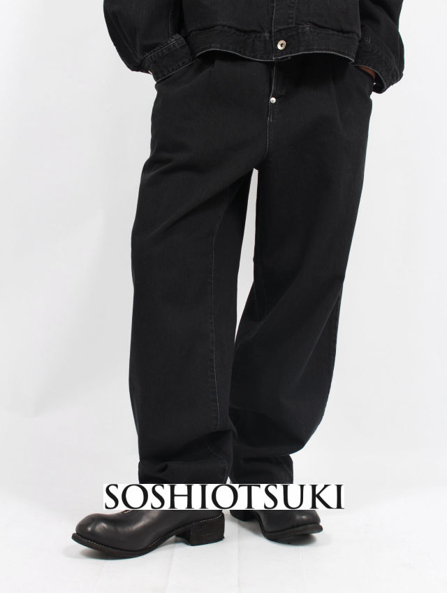 パンツ 23AW soshiotsuki lowrise flare denim SOSHIOTSUKI(ソウシオオツキ)のTHE FRONT LOWRISED DENIM PANTS