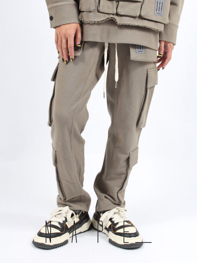 【NAPE_ / ネイプ】 【24AW】ベーシック カーゴパンツ / BASIC CARGO PANTS OD / グレージュ