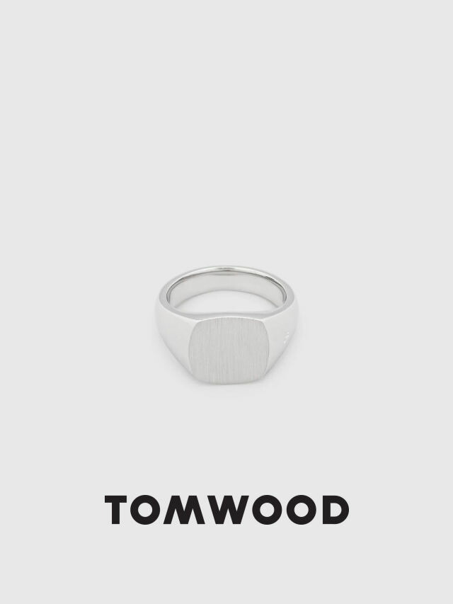 TOMWOOD cushion ring ラルビカイト 54 TOMWOOD トムウッド Cushion Larvikite クッション ラルビカイト