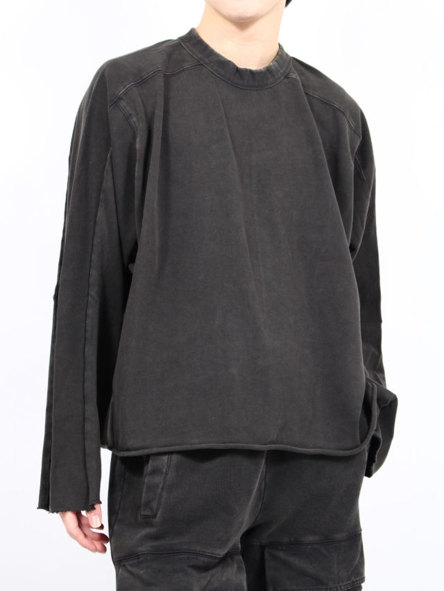 Entire Studios クルーネック長袖tシャツ グレー FW23/24 ENTIRE STUDIOS クルーネック Tシャツ | グレー | FARFETCH JP