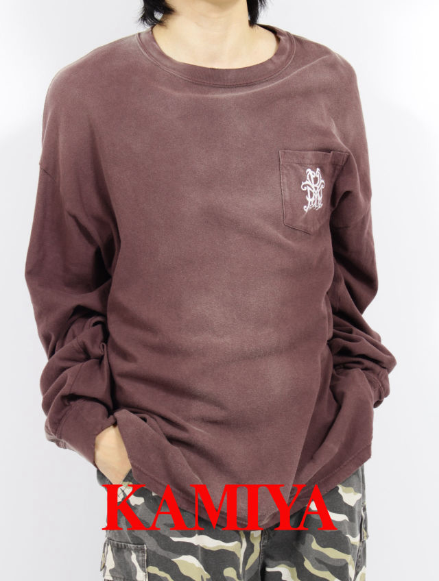 【国内買付】KAMIYA KMY FIRE Distressed LS Tee カミヤ ロンT 楽天市場】KAMIYA（カミヤ）【“KMY-FIRE”Distressed L/S Tee