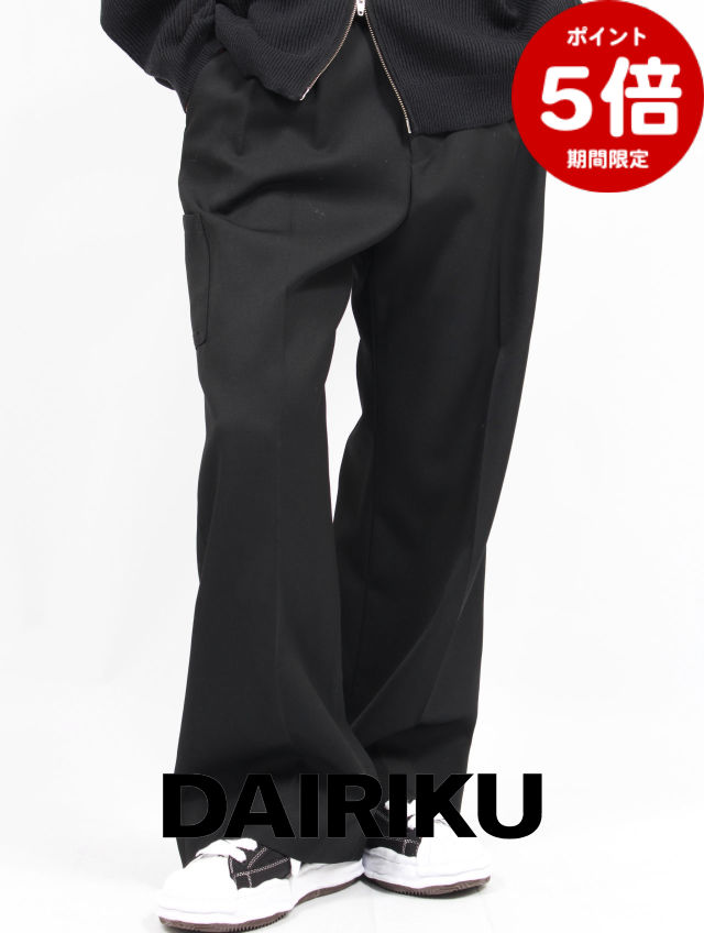 楽天市場】DAIRIKU 【ダイリク】Woodstock Flare Pressed Pants