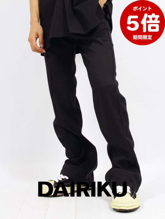 楽天市場】DAIRIKU 【ダイリク】Woodstock Flare Pressed Pants