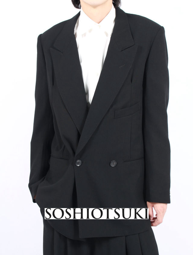 soshiotsuki 23ssジャケット SOSHIOTSUKI(ソウシオオツキ) 23AWInside Lapel Jacket