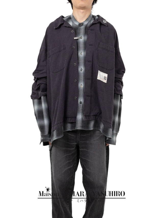 メゾン　ミハラヤスヒロ　オープンカラーシャツ　　サイズ46 楽天市場】MAISON MIHARA YASUHIRO メゾン ミハラヤスヒロ 22AW 日本製