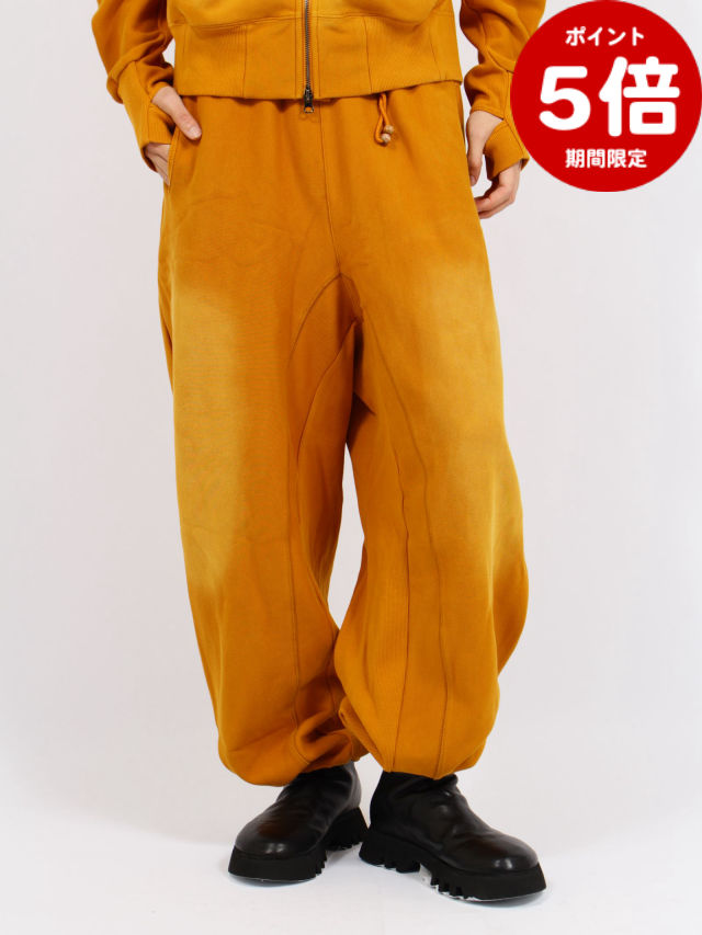 期間限定P5倍【JIAN YE / ジェンイェ】 【26SS】グワイ スウェット パンツ / GWAI SWT PANTS / マスタード