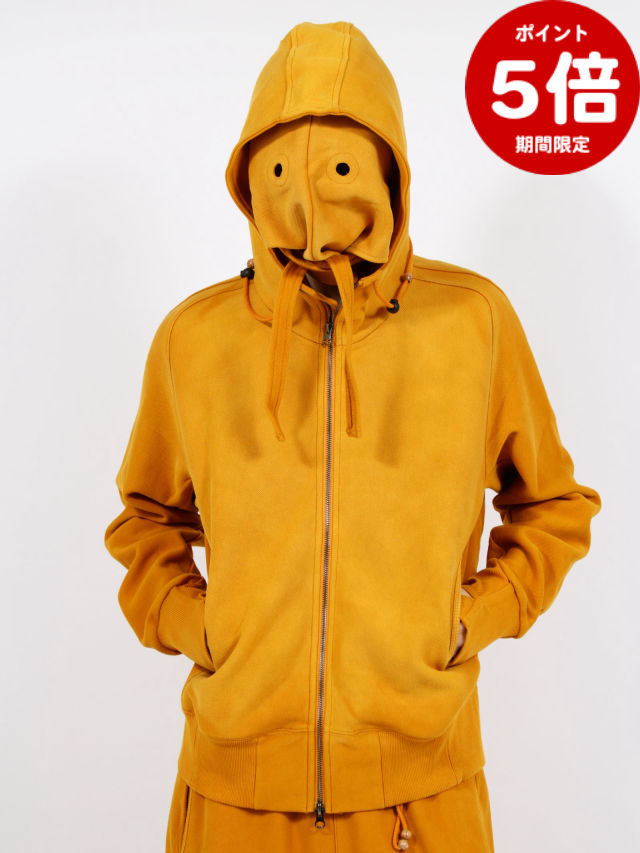 期間限定P5倍【JIAN YE / ジェンイェ】 【26SS】グワイ マスク フード ジップアップ パーカー / GWAI MASK HOOD / マスタード