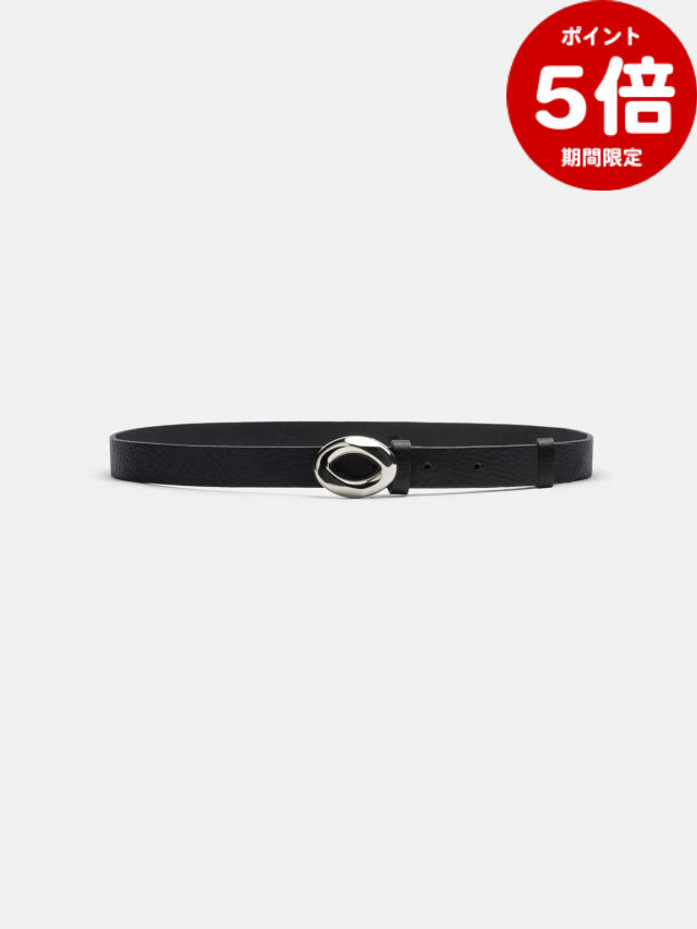 期間限定P5倍【S・・fr / セファ】 【26SS】コルト ベルト / COLT BELT / EYE BUCKLE SILVE(ブラック×シルバー)