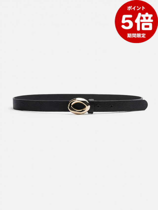 期間限定P5倍【S・・fr / セファ】 【26SS】コルト ベルト / COLT BELT / EYE BUCKLE GOLD(ブラック×ゴールド)