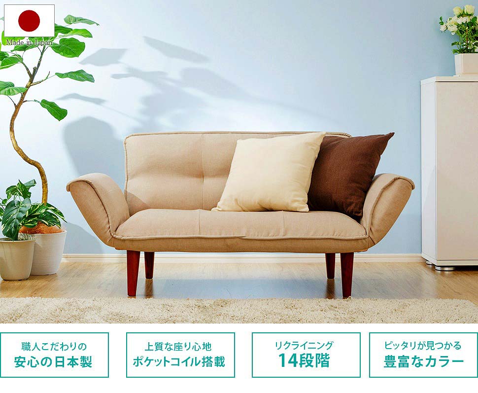 【送料無料】【代引き不可】《沖縄・離島には発送出来ません。》KANカウチソファ２Ｐ a01☆ ◎夜間・日祝日配達の指定は出来ません。