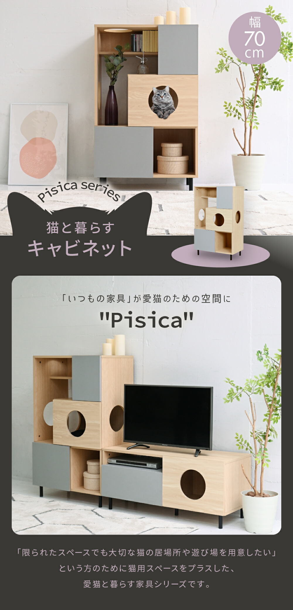猫 室内用便器納める キャットウォーク 棚   猫が遊べる調度品 猫調度品納める キャットタワー 室内装飾 明けっ広げ収納家具 (通信販売科学研究所 FNK-0002)★代引っ張ることでのお取りまわしは御座いません★製造業者直送品！◎精神的な統合調度品◎沖縄・離島地区は貨物輸送の加えることを頂きます。 収納家具-インテリア・寝具・収納-キャビネット・コンソール