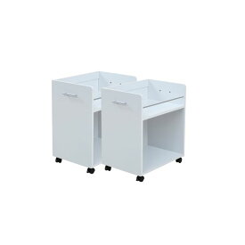 クローゼット 収納 ラック 本棚 2個セット 幅38 奥行58 キャスター付き ワゴン 整理 隙間 家具 押入れ 収納 スライド 収納庫(通販ラボSGT-0129) ★代引きでのお取り扱いは御座いません ★メーカー直送品！ ◎組立家具◎沖縄・離島地域は送料の追加を頂きます。