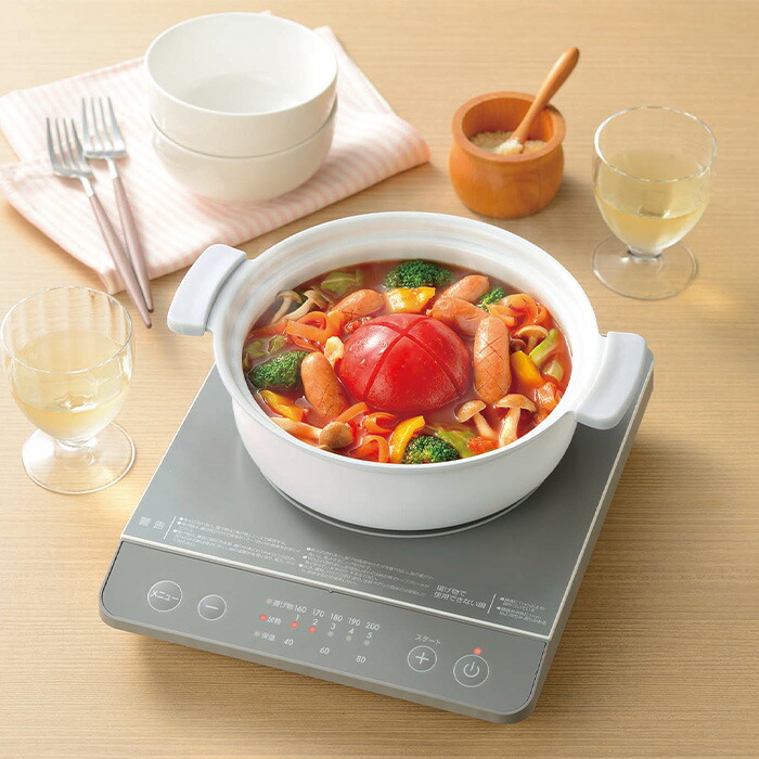 楽天市場】カクセー CT-26 coronto-コロント- IH対応 卓上鍋 28cm