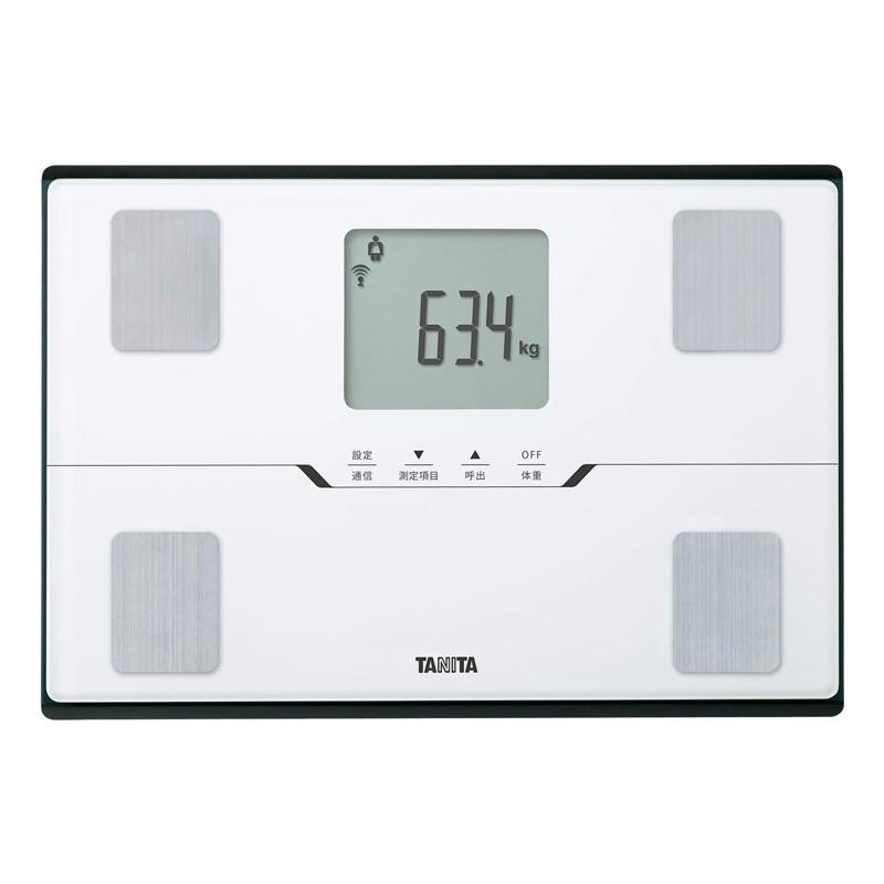 タニタ 体組成計 パールホワイト BC-768 WH 【体重計 乗るピタ スマホ連携 BMI 体脂肪率 基礎代謝 筋肉量 日本製】｜ショップトレード
