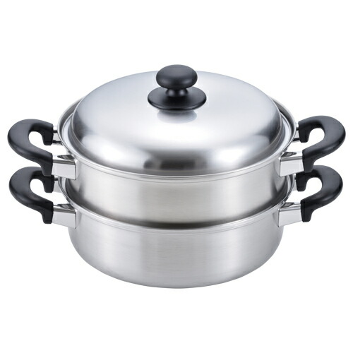 【送料無料】和平フレイズ EM-017 燕三 IH対応二段蒸し器24cm|ショップトレード