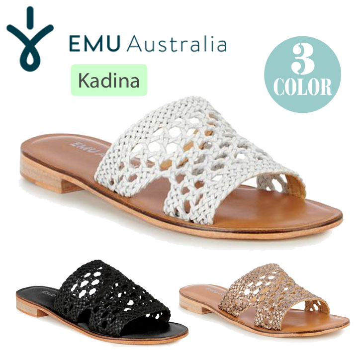 【楽天市場】EMU Australia エミュー オーストラリア カディーナ サンダル レザー ハンドメイド Kadina 品番 W11942