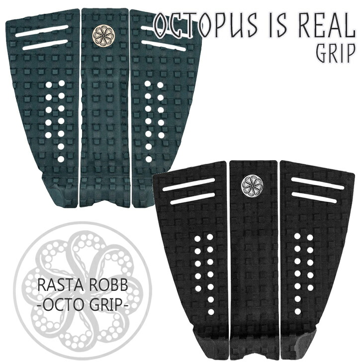 ＜新品・送料込み＞オクトパス JOHN DOE デッキパッド 2ピース（黒） OCTOPUS オクトパス デッキパッド 2ピース サーフボード