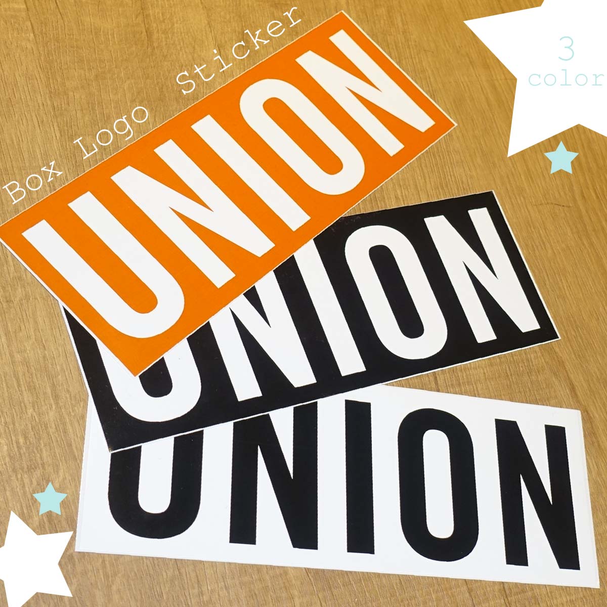 UNION　ユニオン　ステッカー ノーマルステッカー UNION ユニオン LOGO STICKER ロゴ ステッカー 中