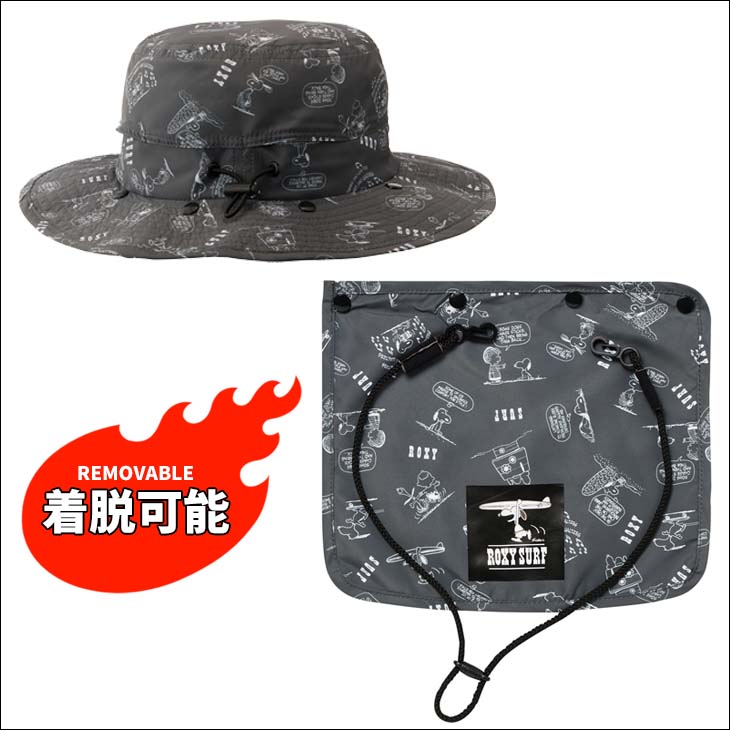 市場 22 SURFCAMP 帽子 ロキシー ROXY HAT レディース サーフハット UV PEANUTS