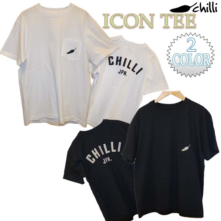 【楽天市場】22 SS CHILLI チリ Tシャツ ICON TEE 半袖 ポケット付き バックプリント イラスト メンズ アウトドア ...