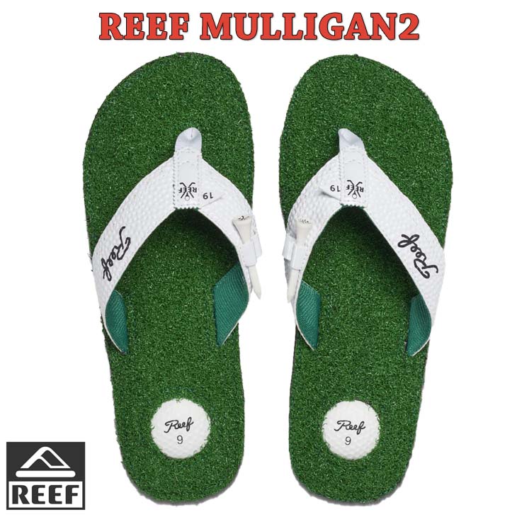 楽天市場】REEF リーフ サンダル MULLIGAN SLIDE ゴルフボール