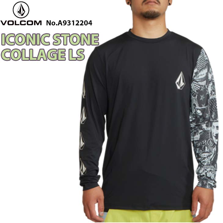 【楽天市場】22 SS VOLCOM ボルコム 長袖ラッシュガード ICONIC STONE COLLAGE LS ラッシュ 日焼け防止 ...
