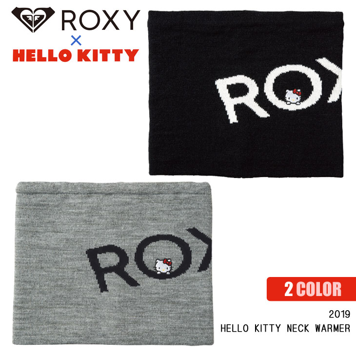 19 ROXY ロキシー ハロー キティ ネックウォーマー ロゴ 45周年 コラボ レディース 2019年秋冬モデル HELLO KITTY NECK WARMER 品番 ROA194318 日本正規品