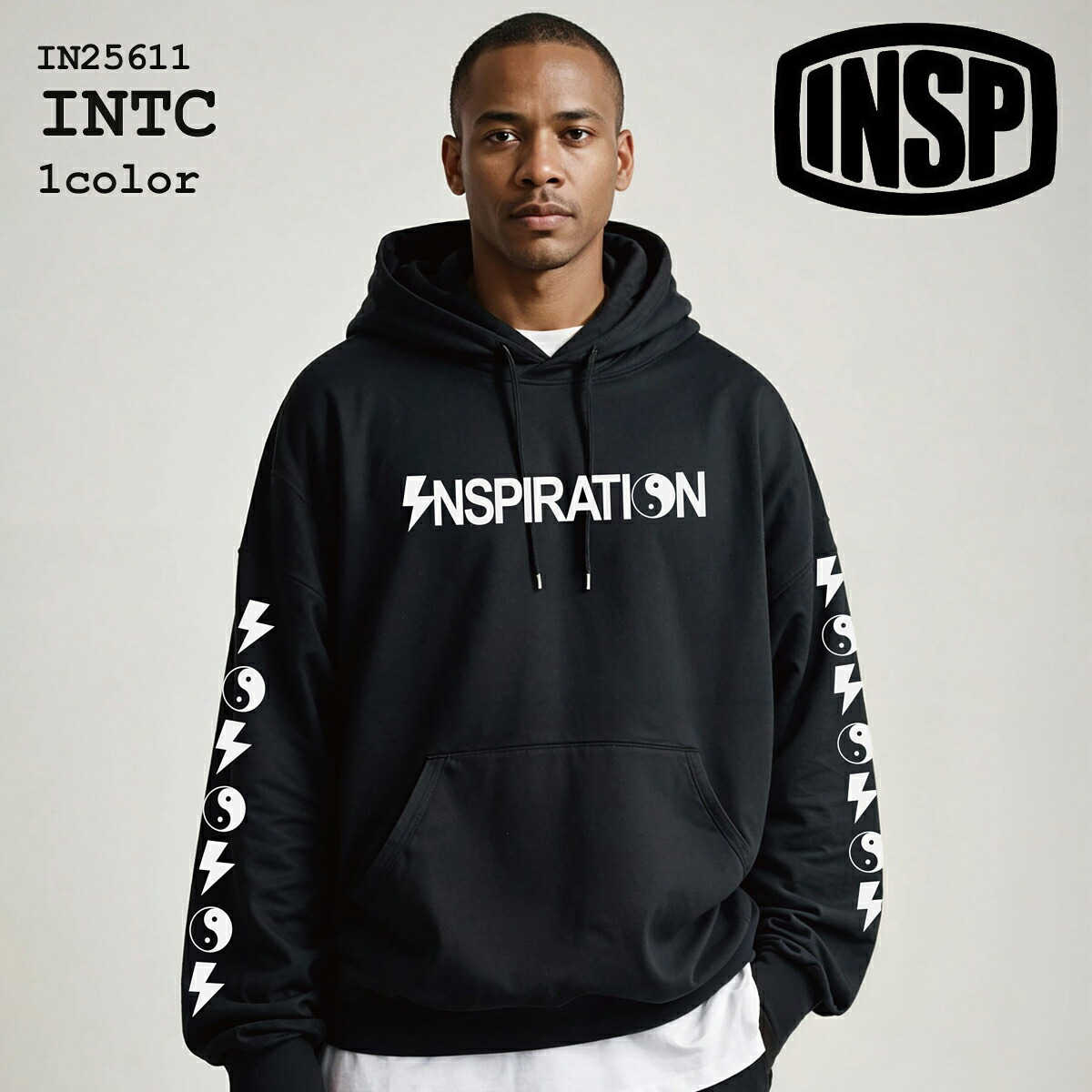 25 FW INSP インスピ パーカー INTC トップス 長袖 裏起毛 綿織物 ロゴタイプ アウトドア 波乗り メンズ ユニ一発やる 品番 IN25611 2025年秋冬 日本置き目品