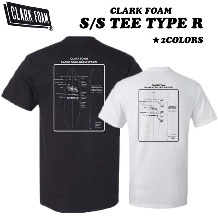 楽天市場】CLARK FOAM クラークフォーム Tシャツ POCKET S/S TEE