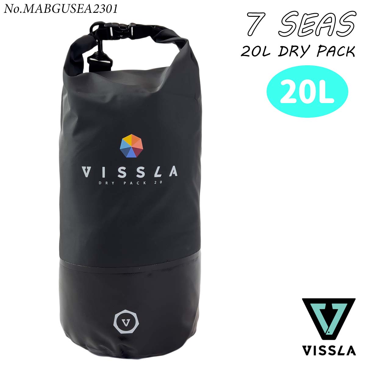 【楽天市場】23 VISSLA ヴィスラ ウェットバッグ 7 SEAS 20L DRY PACK かばん 鞄 バッグ ウェットバッグ 防水